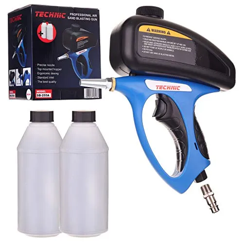 Sandstrahlpistole Set 510 ml mit 2 kg Korund