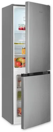 Exquisit Kühl-Gefrierkombination KGC231-60-E-050C inoxlook - Kühlschrank mit 157 l Nutzinhalt und 4-Sterne-Gefrierfunktion, ausgestattet mit Türalarm für maximale Lebensmittelsicherheit und energiesparend in der Effizienzklasse C.