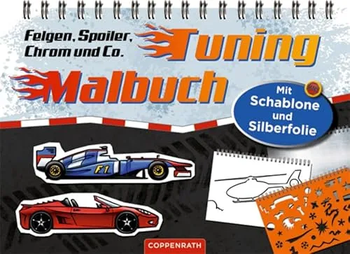 Tuning-Malbuch: Felgen, Spoiler, Chrom & Co.