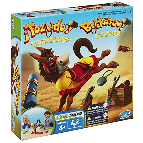 Tischspiel Tozudo Hasbro 48380B09 - Gesellschaftsspiel für 2 Spieler, ideal für Kinder ab 4 Jahren und fördert kreatives Spielen
