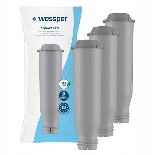Wessper Wasserfilter für Kaffeemaschine, Kompatibel mit Krups F088-3 Pack