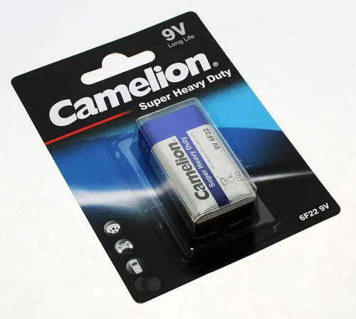 BB 10.23 - Camelion 6F22 9V Block Batterie Super Heavy Duty | 6LR61 6LF22 MN1604