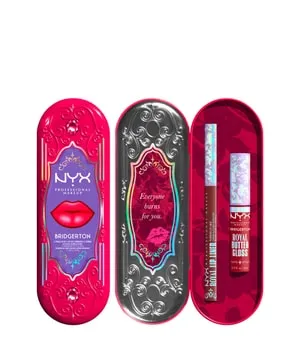 NYX PROFESSIONAL MAKEUP Schmink-Set BRIDGERTON ROYAL TREASURES LIP KIT, 2-tlg., Royal Butter Gloss und Royal Lip Liner