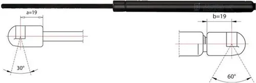 Metzger Gasfeder, Koffer-/Laderaum 2110470