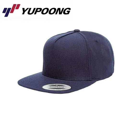 Yupoong Classic 5 Panel Snapback Cap Uni/One Size Navyblau