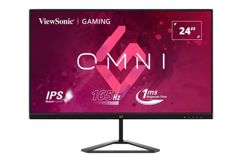Viewsonic VX2479-HD-PRO 24 Zoll LED-Monitor - Vielseitiger 24 Zoll Monitor mit Full HD Auflösung, ideal für Home Office und Gaming, bietet brillante Farben und eine flimmerfreie Anzeige.