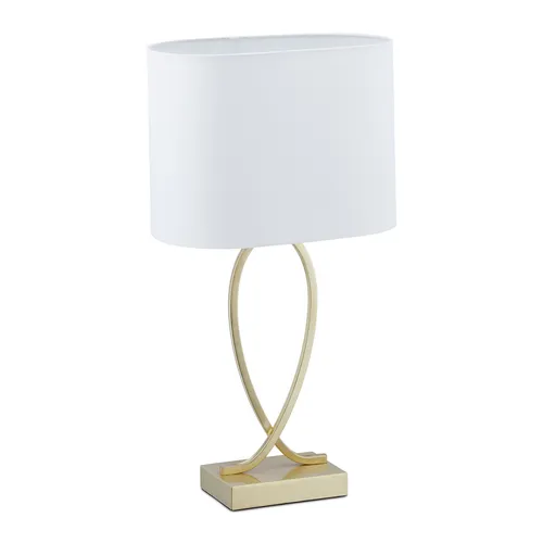 Relaxdays Tischlampe Gold, 51 cm in gold von Relaxdays