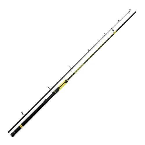 Black Cat Perfect Passion Spin 2,70m 60-200g Welsrute - Hochwertige Welsrute aus Kohlefaser, ideal für Süßwasserangeln. Mit einem Ködergewicht von 60-200g eignet sie sich perfekt für alle Süßwasserfische und bietet hervorragende Steifheit für präzise Würfe.