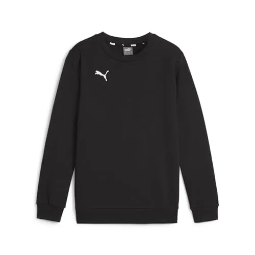 PUMA teamGOAL Casuals Crew Neck Sweat Jr - Outdoor Hoodie für Kinder, aus weicher Baumwolle für hohen Tragekomfort und lässigen Stil.