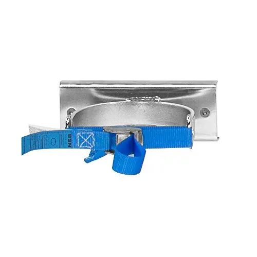 SCAPP Wandhalterung für 1 x 10L Gasflaschen, mit Spanngurt, Gasflaschenhalterung, Wandhalterung