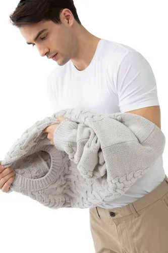 Mey T-Shirt Hybrid - Stylisches Herren T-Shirt von Mey mit Rundhalsausschnitt. Der dehnbare Baumwollmix sorgt für hohen Tragekomfort und eine optimale Passform. Ideal für Freizeitlooks oder schickere Anlässe.
