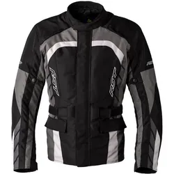 RST Alpha 5 Motorrad Textiljacke - Schwarz-Grau, Größe S - Motorradjacke aus robustem MaxTex Polyester mit herausnehmbarem, wasserdichtem SinAqua-Futter für optimalen Schutz und Komfort.