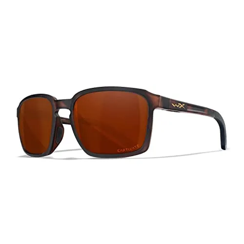 Wiley X WX Alfa Sonnenbrille - Sportbrille mit 100% UVA/UVB-Schutz und abnehmbarem Seitenschutz für maximalen Komfort und Schutz bei Outdoor-Aktivitäten. Ideal für Angeln und Sport im intensiven Sonnenlicht.