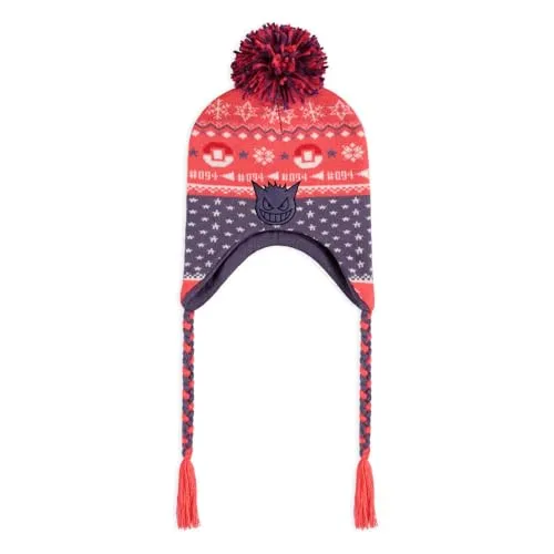 Pokémon Sherpa Beanie Purple - Stylische Wollmütze für Herren - Hüte & Mützen: Lila Sherpa Beanie aus Baumwolle, ideal für kalte Tage und ein echter Hingucker für Pokémon-Fans.