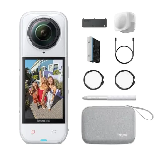 Insta360 X5 Essentials-Bundle Satinweiß in weiß von Insta360
