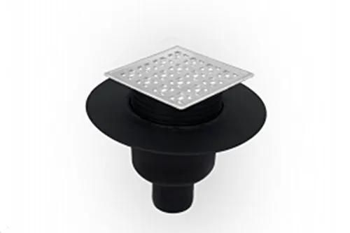 Duschablauf Bodenablauf DN 50 senkrecht Edelstahl Dichtungsfolie Arco3 391/1