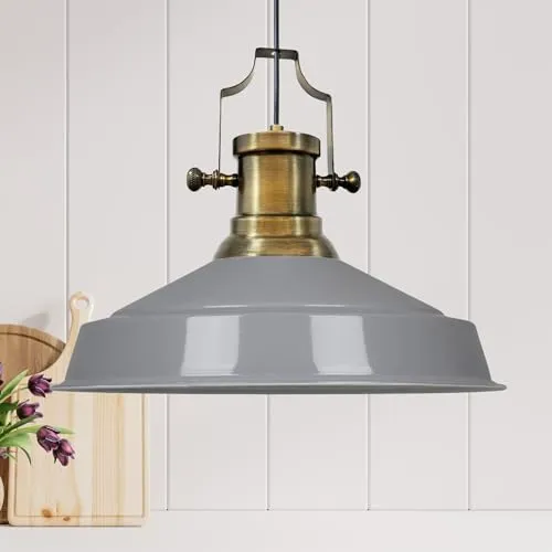 Bamyum Pendelleuchte Asletl - Industrial Hängelampe aus Metall 41 cm - Lampen für jeden Raum: Diese moderne Hängelampe mit verstellbarer Höhe und E27-Sockel bringt industriellen Charme in Ihr Zuhause. Ideal für Esszimmer, Küche oder Flur.