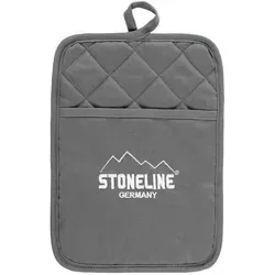 Stoneline Topflappen, Grau, Textil, 18x25 cm, Kochen, Geschirrtücher & Schürzen, Topflappen & Ofenhandschuhe
