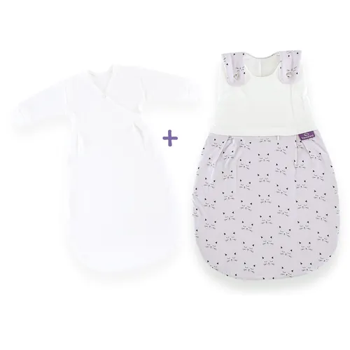 Träumeland Babyschlafsack LIEBMICH 3-teilig Set Gr. 56/62 - Schlafsäcke für Babys, besonders weich und atmungsaktiv dank 100% Baumwolle und TENCEL®-Füllung, ideal für einen erholsamen Schlaf.