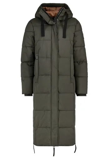 Sublevel Steppmantel Khaki - XL - Wärmeisolierender Steppmantel mit Kapuze, Stehkragen und elastischen Ärmelabschlüssen. Ideal für kalte Tage, mit praktischem 2-Wege-Reißverschluss und mehreren Taschen.