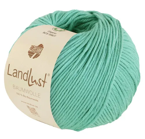 LANA GROSSA Landlust Baumwolle - GOTS-zertifiziertes Bio-Baumwollgarn, 100% nachhaltig und besonders weich für komfortable Kleidungsstücke