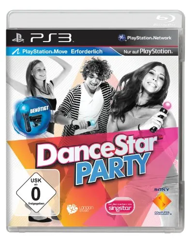 Dancestar: Party für Sony PlayStation 3 - Neu & Versiegelt - Musik & Tanzspiel für die PS3, ideal für unvergessliche Partynächte mit Freunden, USK ab 0 Jahren.