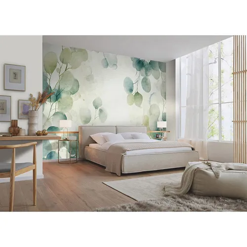 Produktbild Erismann Fototapete Eukalyptus Grün Creme 22073-07-01