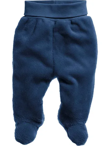 Playshoes Fleece-Strampelhose in Dunkelblau, Größe 62, Blau, Baby