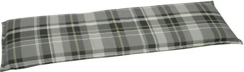 Go-De Bankauflage 148x45x6 cm grau kariert - Hochwertige Sitzpolster für Bänke, mit bequemer Füllung und stilvollem karierten Design, ideal für Gartenmöbel oder Innenräume.