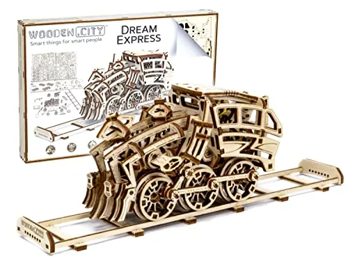 WOODEN.CITY Holzmodellbausatz Dream Express