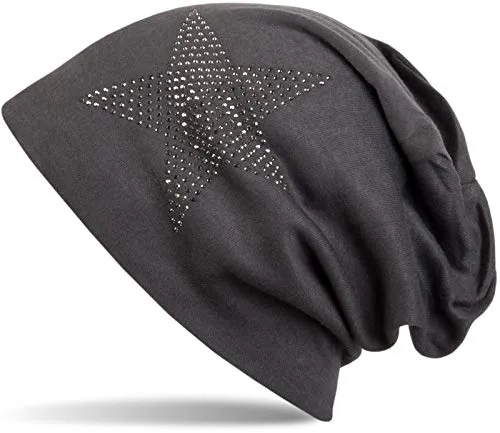 styleBREAKER Beanie Warme Beanie Mütze mit Strass Stern (1-St)