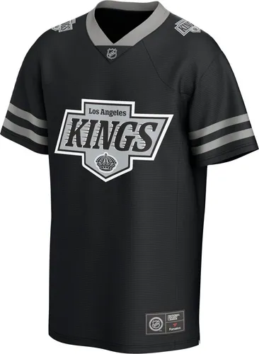 Los Angeles Kings NHL Poly Mesh Supporters Jersey - S - Herren T-Shirt für Sportfans, aus 100% Polyester, mit rundem Ausschnitt und normaler Passform – ideal für den Sommer und optimalen Tragekomfort.