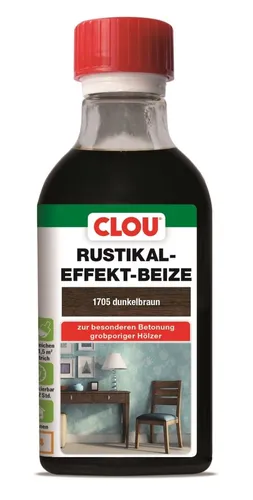 Clou Rustik Beize 250 ml dunkelbraun