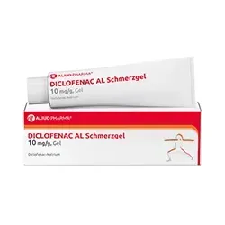 Diclofenac AL Schmerzgel 10 mg/g für akute Muskelschmerzen - Arzneimittel zur lokalen Anwendung bei akuten Muskelschmerzen, Verstauchungen und Zerrungen. Schnelle Linderung durch entzündungshemmende Wirkung.
