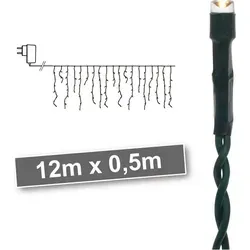 ECD Germany LED-Lichtervorhang 12m von ECD Germany