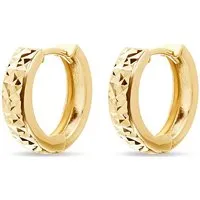 FAVS Paar Creolen Damen-Creolen aus 375er Gelbgold von FAVS