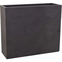 VIVANNO Pflanzkübel ELEMENTO - Grau Gestreift, 88x30x75 cm - Pflanzkübel aus wetterfestem Fiberglas, ideal als Sichtschutz und Raumteiler für drinnen und draußen. Langlebig und frostsicher, perfekt für harmonische Pflanzenarrangements.