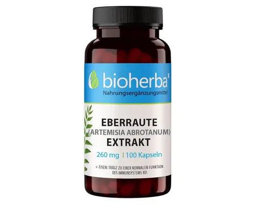 BIOHERBA R Eberraute (Artemisia Abrotanum) Extrakt 260 mg 100 Kapseln Nahrungsergänzungsmittel