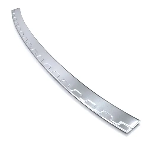 teileplus24 L736 Ladekantenschutz V2A Edelstahl kompatibel mit Audi Q5/ SQ5 2 FYT Sportback 2021- Abkantung, Farbe:Silber gebürstet