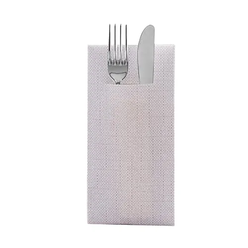 Sovie HORECA Airlaid-Besteckserviette Mailand 40x40 cm in grau von Sovie HORECA