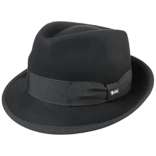 Lipodo Classic Wollfilz Trilbyhut für Damen und Herren – Eleganter Fedora aus Italien - 100% Wollfilz für hochwertige Optik. Dieser vielseitige Trilbyhut überzeugt durch erstklassige Verarbeitung und zeitlosen Stil – ideal für jede Gelegenheit.