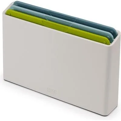 Joseph Joseph Duo 3-teiliges Schneidebrett-Set in weiß von Joseph Joseph