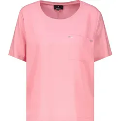 Monari Kurzarmhemd Bluse mit Strass-Details - Stylisches Kurzarmhemd aus fließender Viskose, verziert mit funkelnden Strasssteinen und praktischer Brusttasche. Ideal für elegante Anlässe und lässige Outfits.