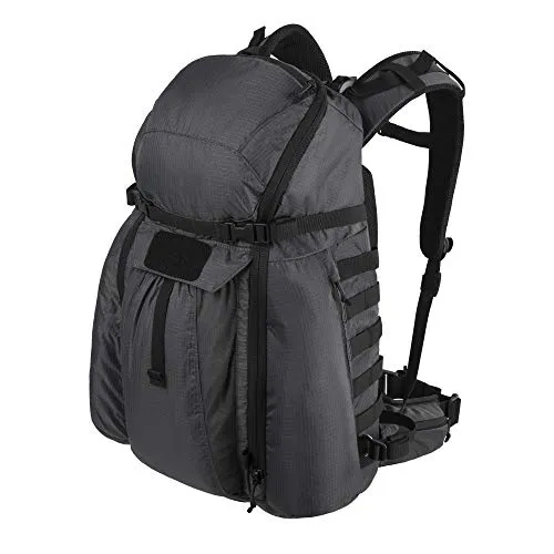 Helikon-Tex Elevation Backpack Rucksack - Nylon - Grey/Grey - Tagesrucksäcke mit 35L Kapazität, ideal für Outdoor-Aktivitäten. Mit geräumigem Hauptfach, MOLLE-Paneelen und atmungsaktivem Rücken für optimalen Tragekomfort.