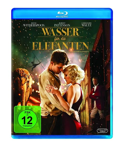 Wasser für die Elefanten [Blu-ray] - Drama- und Abenteuerfilm, basierend auf dem Bestseller, mit einer berührenden Geschichte über Liebe und Tierleid.