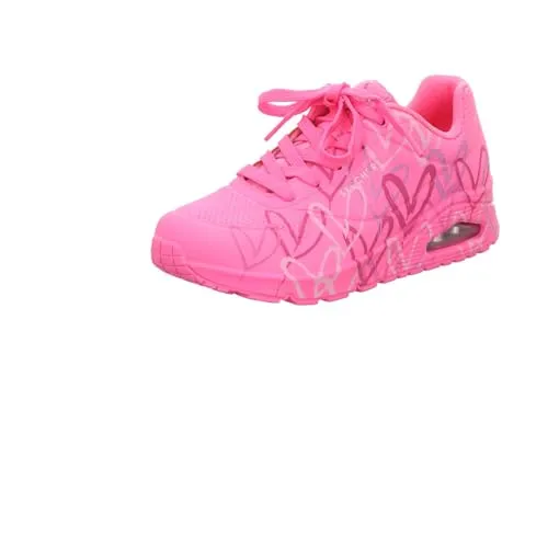 Skechers Damen UNO Spread The Love Sneaker, Pink, 39 EU in pink von Skechers