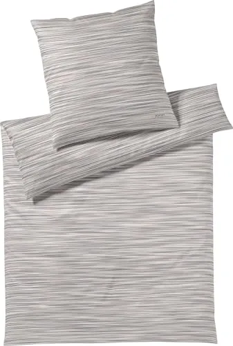 Joop! Bettwäsche VIVID 4111-09 Stone - Luxuriöser Mako-Satin - Bettwäsche aus 100% Baumwolle in exklusivem Mako-Satin, langlebig und waschbar bis 60°C. Perfekt für stilvolle Schlafzimmer und erhältlich in verschiedenen Größen.