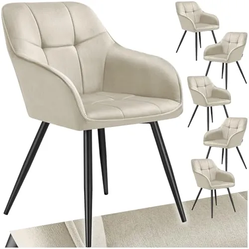 TecTake Stuhl Marilyn 6er Set