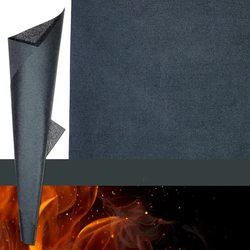 FireMat Feuerfeste Unterlage – TÜV bescheinigt Brandschutzmatte für Elektrogeräte, Kaffeemaschine & Mikrowelle, Kochunterlage für Induktionsherd, rutschfest, (Silk Edition 15x15cm)