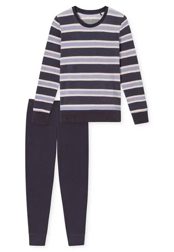 Schiesser Damen Schlafanzug lang Frottee - Schlafanzüge für Damen, warm und kuschelig aus Frottee für ultimativen Komfort in der Nacht.